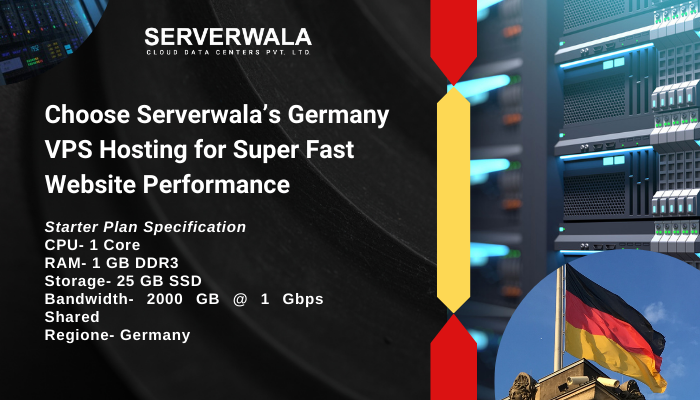 Choose Serverwala’s Germany VPS Hosting for Super Fast Website Performance