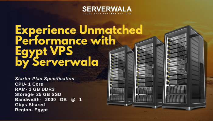 Experience Unmatched Performance with Egypt VPS by Serverwala