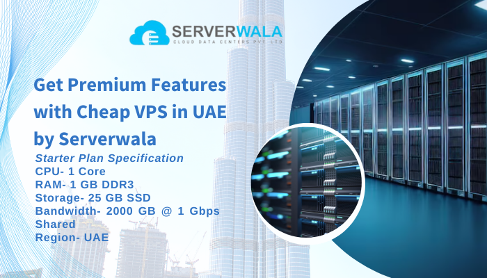 Get Premium Features with Cheap VPS in UAE by Serverwala