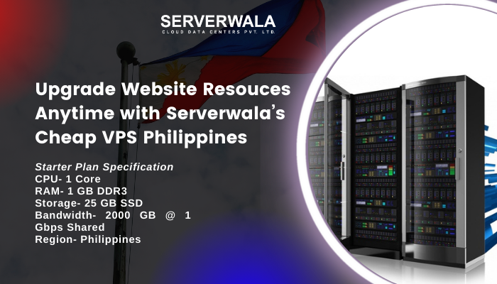 Upgrade Website Resources Anytime with Serverwala’s Cheap VPS Philippines