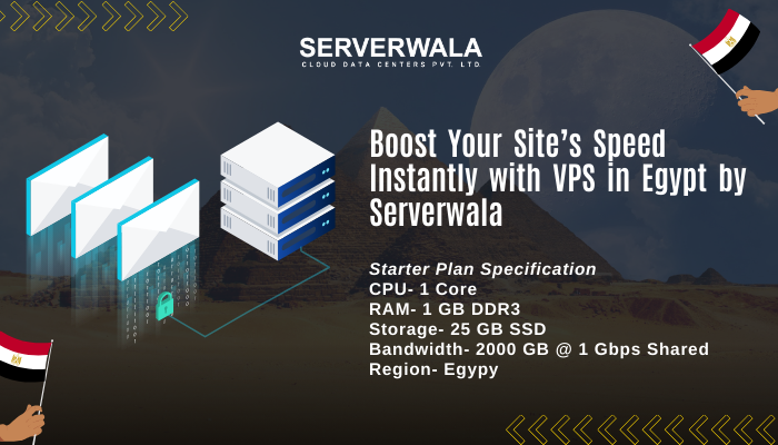 Boost Your Site’s Speed Instantly with VPS in Egypt by Serverwala