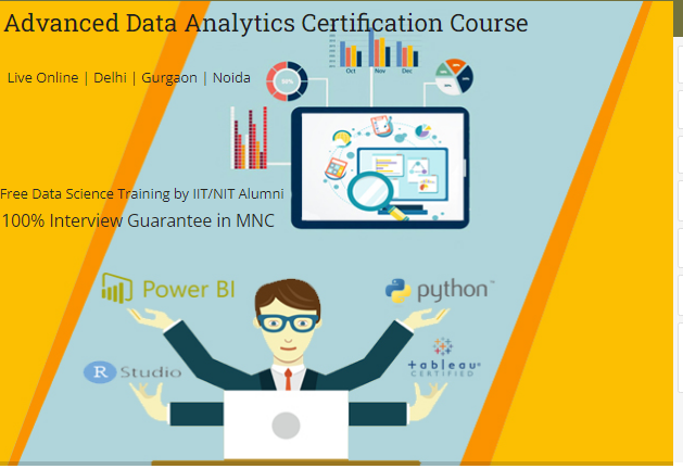 Data Analytics Course in Delhi Copy Job Oriented Data Analyst Course in Delhi.110019. Online Live Data Analytics Training in Gurugram by IIT Faculty , [ 100% Job in MNC] July Offer'24, Learn Excel, SQL, MIS, Tableau, Power BI, Python Data Science and Incorta, Best Analytics Training in Noida, Ghaziabad - SLA Consultants India